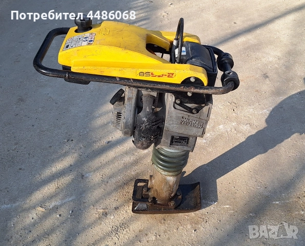Wacker neuson bs50-2 пачи крак, трамбовка