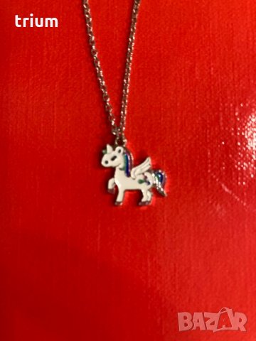 Прекрасно детско герданче с еднорог Accessories UK и подарък ластици с помпони, снимка 6 - Други - 35743910