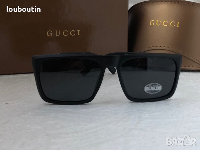 Gucci класически мъжки слънчеви очила с поляризация, снимка 7 - Слънчеви и диоптрични очила - 41742590