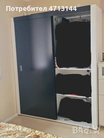 двукрилен гардероб, снимка 2 - Гардероби - 53307682