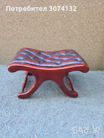 Уникален комплект Честърфийлд, снимка 5 - Дивани и мека мебел - 53650350