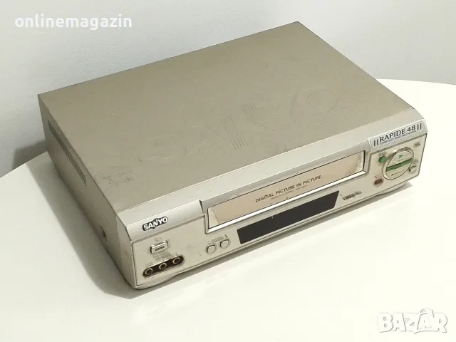 Видеорекордер SANYO H900E  VHS  С ДИСТАНЦИОННО, снимка 2 - Плейъри, домашно кино, прожектори - 56300788