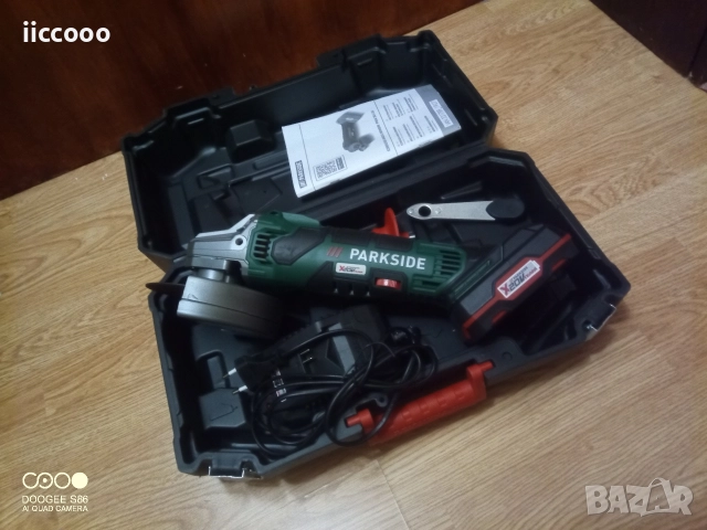 Акумулаторен ъглошлайф 20v, снимка 3 - Ъглошлайфи - 52988014