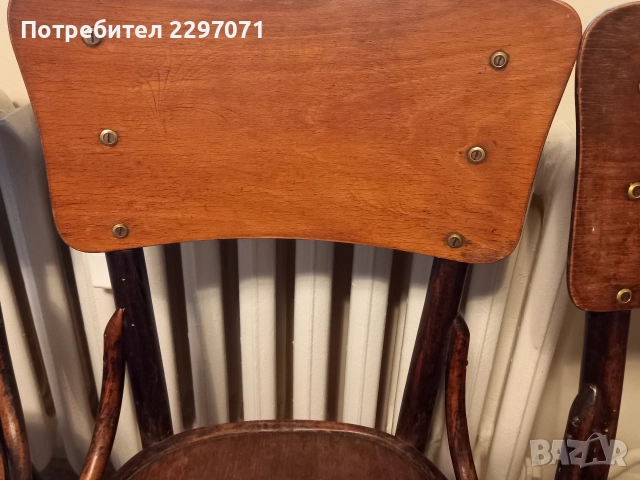 Стари виенски столове, снимка 3 - Столове - 52661719