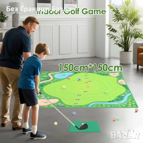 Нов Двустранен килим за голф дартс – тренировка и забавление у дома, снимка 3 - Голф - 52123548