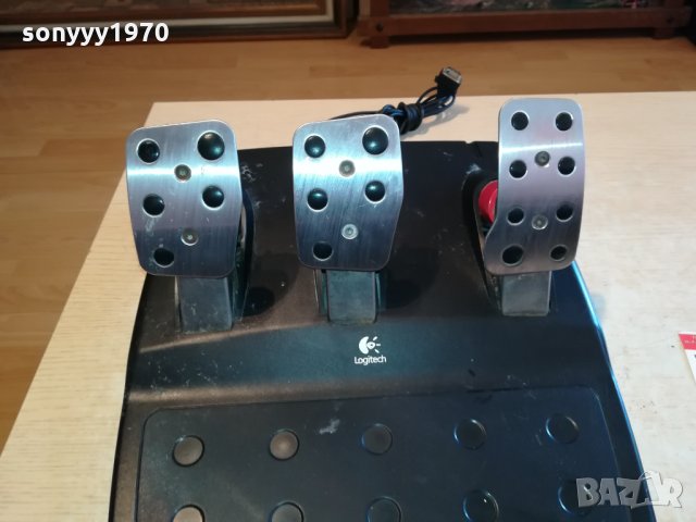 LOGITECH-ПЕДАЛИ ЗА ИГРА ВНОС ГЕРМАНИЯ 0702221128, снимка 5 - Аксесоари - 35700251