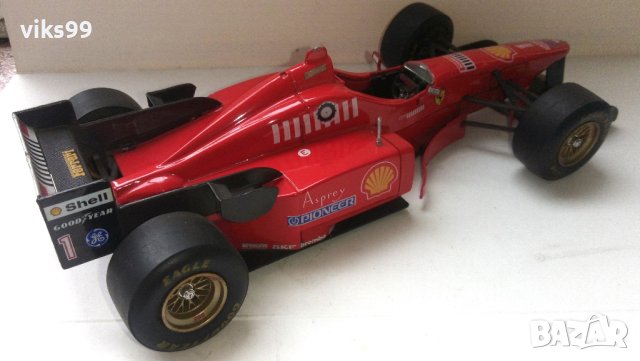 Ferrari F310 1996 М. Schumacher 1:20 Maisto Thailand , снимка 5 - Колекции - 41387430