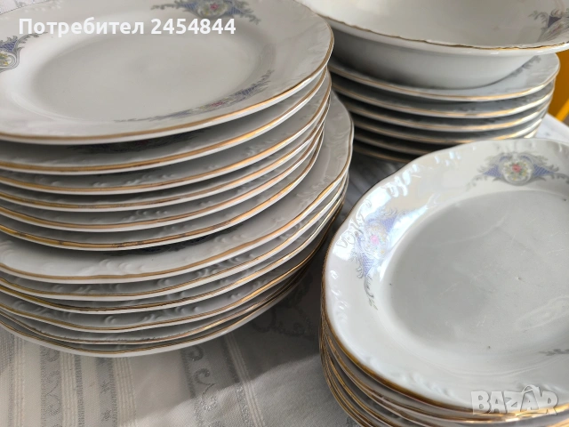 Порцеланов сервиз за хранене Диамант Разград, снимка 6 - Сервизи - 53589217