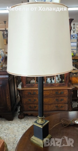 Двойка големи метални лампи, снимка 2 - Настолни лампи - 53537496