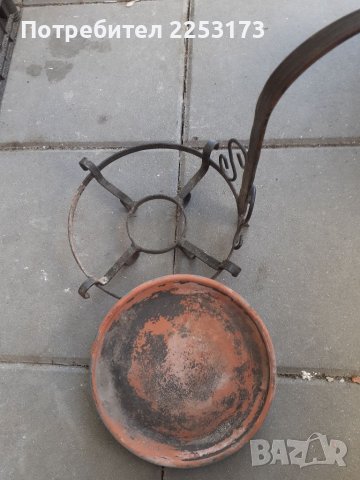 Кована стойка сач със тава глина, снимка 2 - Декорация за дома - 39939284