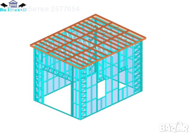 ЛИЗИНГ - Халета, Хале, Магазини, Магазин, Складове 35м2-7м х 5м х 4,5, снимка 4 - Строителни материали - 44180194