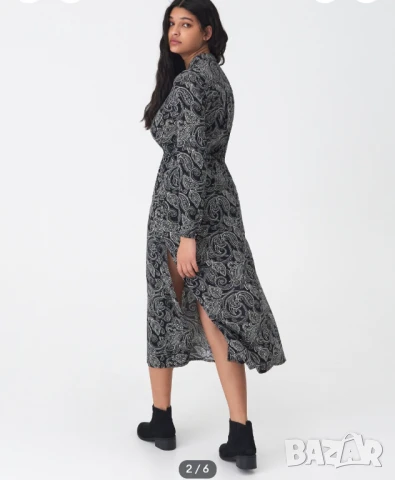 Рокля с миди дължина, снимка 2 - Рокли - 50958115