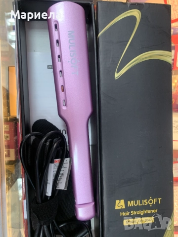 Преса за коса с титаниеви плочи / Преса с широки плочи 232°С