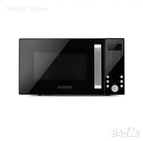 Микровълнова с грил Black+Decker – 23L, 900W, снимка 2 - Микровълнови - 52941596