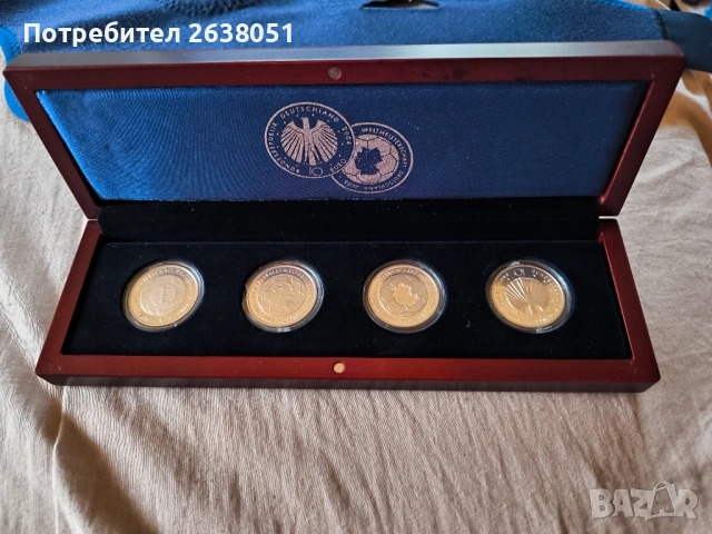 Продавам сребърни монети от 10 евро