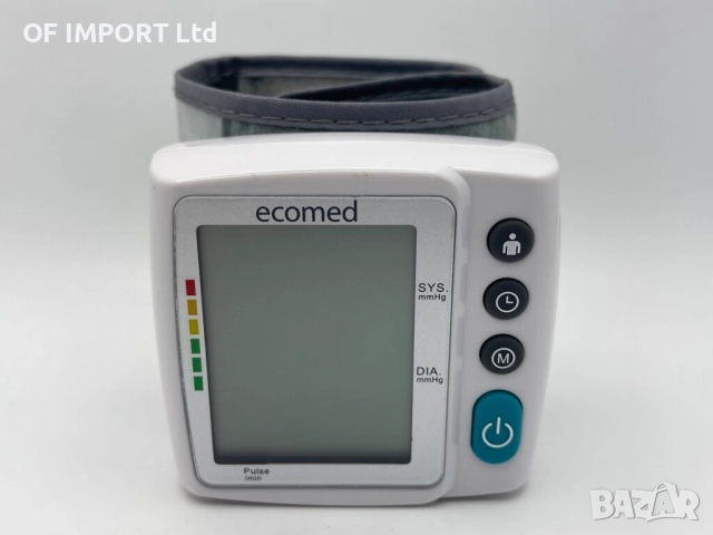 Апарат За Кръвно Налягане За Китка MEDISANA Ecomed BW-20E, снимка 3 - Други - 52546415