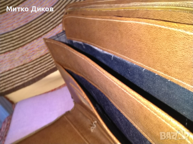 Кожена папка чанта за документи 37х27см от соца, снимка 9 - Други - 36354877