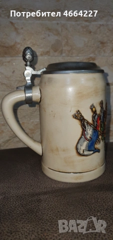 Уникална немска колекционерска халба за бира , снимка 3 - Колекции - 53089576