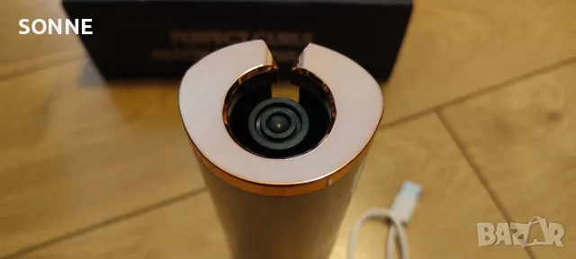 Немска автоматично въртяща се безжична керамична маша за коса - розова , снимка 11 - Преси за коса - 48434964