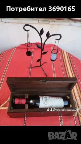 Дървени кутии за вино , снимка 2 - Други - 47576916