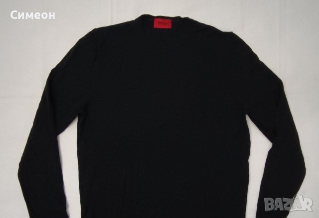 Hugo Boss Merino Wool Pullover мерино вълна оригинален пуловер L Бос, снимка 2 - Пуловери - 44443609