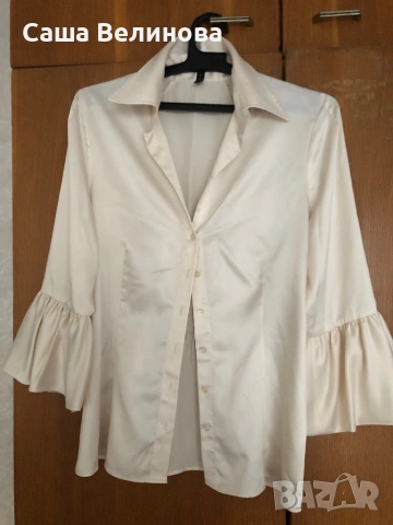 Блузи тънки копринени 4 бр, снимка 3 - Блузи с дълъг ръкав и пуловери - 53725037