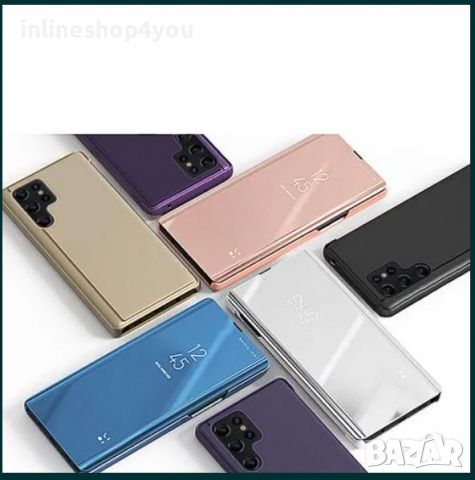 Огледален Калъф Тефтер за Samsung Galaxy S22 / S22+ Ultra / 360, снимка 1