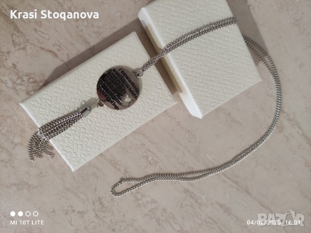 Дамско Дълго БИЖУ / НЕРЪЖДАЕМА СТОМАНА Made in Italy , снимка 8 - Колиета, медальони, синджири - 39553505