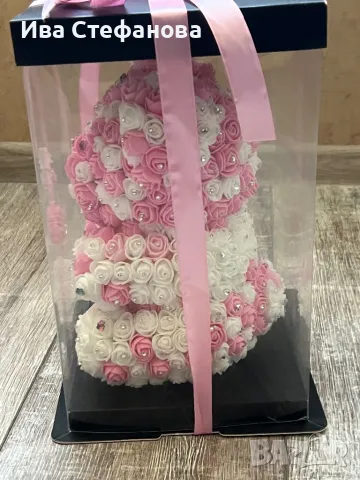Розово бяло мече в кутия Свети Валентин празника, снимка 2 - Други - 49020847