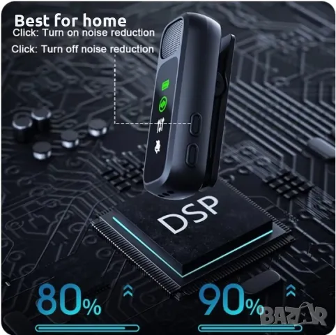 K30 безжичен петличен микрофон с калъф за зареждане, снимка 2 - Микрофони - 48468136