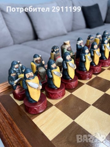 Уникален порцеланов шах, снимка 8 - Шах и табла - 42279526