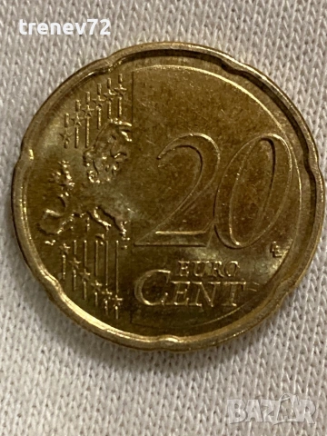 20 цента -Малта 2020 г, снимка 2 - Нумизматика и бонистика - 53457802