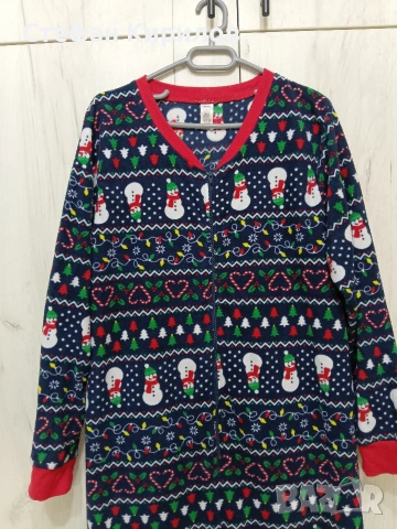 Коледен гащеризон ХЛ размер, снимка 2 - Гащеризони - 53853405