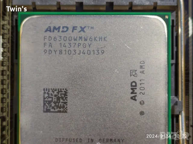 AMD FX-6300/3.5GHz, 4.10GHz, Turbo, L2-6MB, L3-8MB, TDP: 95W, Socket: AM3+, снимка 6 - Процесори - 47526562