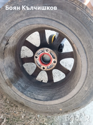 Гуми с джанти 195/60/15 4x114,3 включително и оригинални болтове, снимка 8 - Автомобили и джипове - 53822308