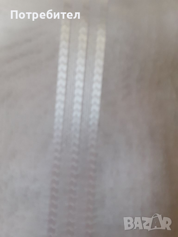 Снежнобяло перде, без перделък , снимка 3 - Пердета и завеси - 36316131