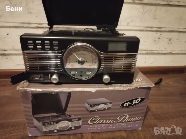 Продавам нов грамофон /радио/USB , снимка 5 - Грамофони - 49593069