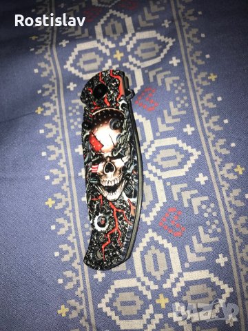 Нож ръчно инкрустиран., снимка 2 - Други - 36212181