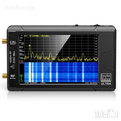 Спектрален анализатор SA-02, 4" сензорен екран, обхват 100kHz-5.3GHz, снимка 8 - Друга електроника - 44158443
