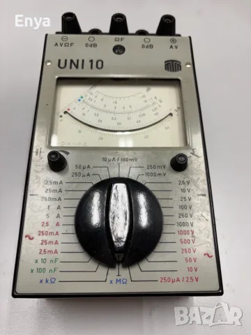 Мултицет (мултиметър) UNI 10 - производство ГДР -1979 г., снимка 2 - Измервателни инструменти - 56221470
