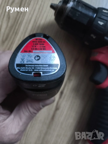Винтоверт Milwaukee m12 bpd и батерия Milwaukee m12b2, снимка 10 - Винтоверти - 53133037