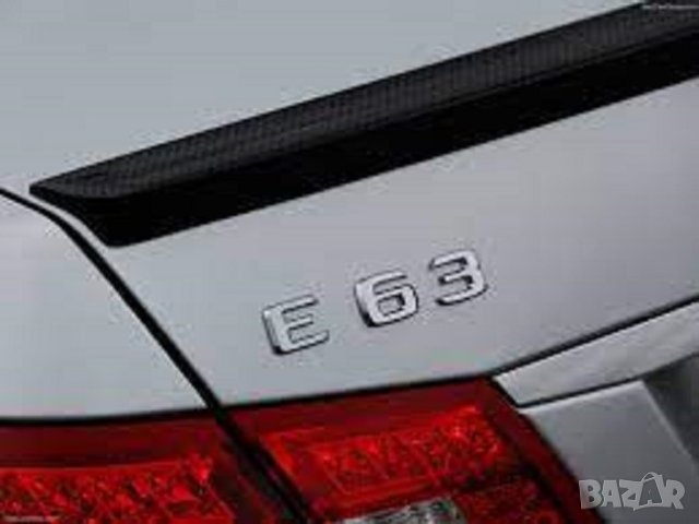 емблема Мерцедес E63 E класа MERCEDES AMG E 63 заден капак багажник, снимка 2 - Аксесоари и консумативи - 42686010