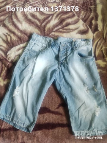 Дънкови къси гащи, снимка 4 - Къси панталони - 41244928