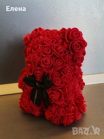 Мече от рози, снимка 2 - Подаръци за жени - 53141117