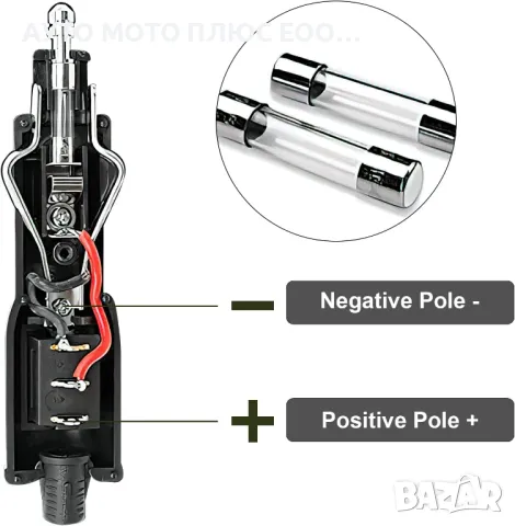 Накрайник за Запалка с предпазител и Ключ 12-24V, снимка 3 - Аксесоари и консумативи - 48327334