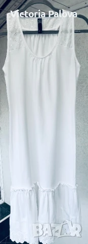  Лятна бяла рокля KAZO индийски премиум бранд