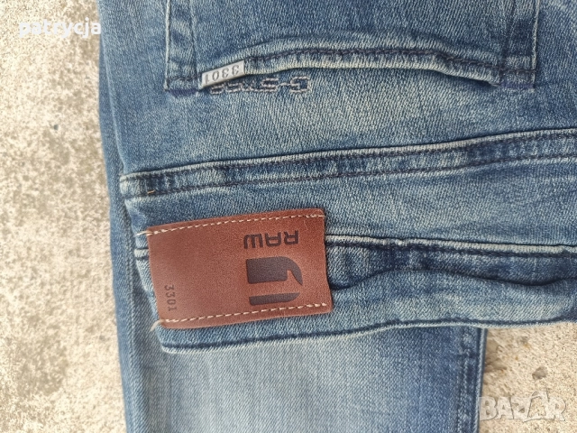 Gstar Raw 3301 дамски дънки размер 28, снимка 6 - Дънки - 52371576