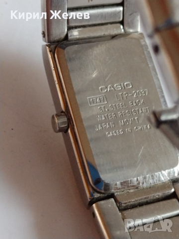 Дамски часовник CASIO QUARTZ WATER RESIST, снимка 5 - Дамски - 36145681