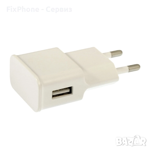 Зарядно устройство адаптер USB, HQ 220V, Бял/Черен , снимка 2 - Оригинални зарядни - 52572247