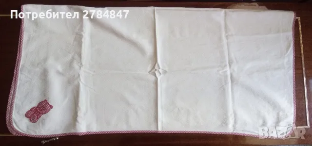 Пелена с апликация мече , снимка 3 - Пелени, памперси - 47783115